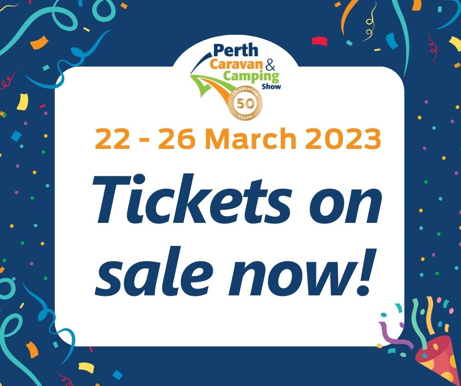 Come to see us at the Perth Caravan and Camping Show - we will be in the Silver Jubilee Lifestyle Pavilion & talking about TAWK in the Piazza everyday at 11.15