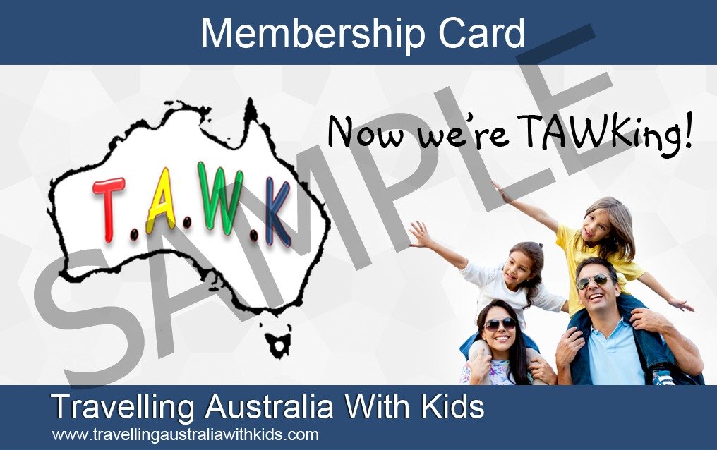 We knew you needed cheaper camping, paying so much extra for the kids really adds up, so we did something about it and now you can grab the TAWK Membership card and take advantage of the savings.